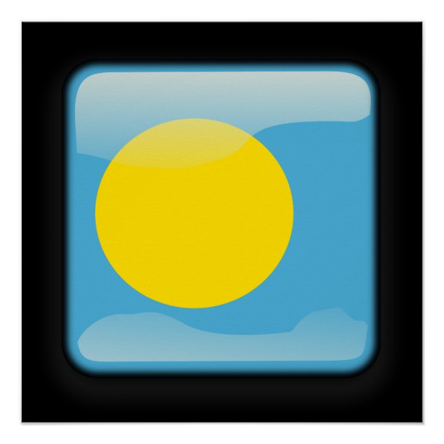 Póster Bandeira de Palau (Frente)