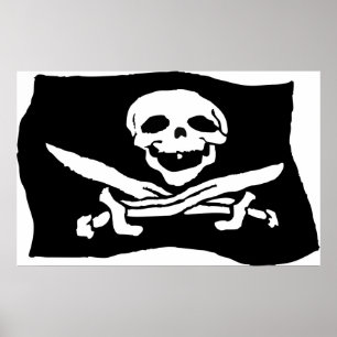 Póster Bandeira de pirata