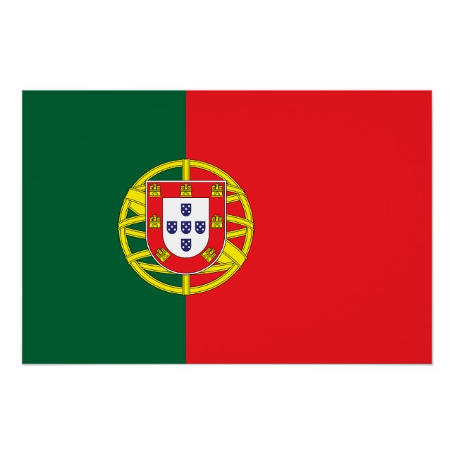 Póster Bandeira de Portugal (Frente)