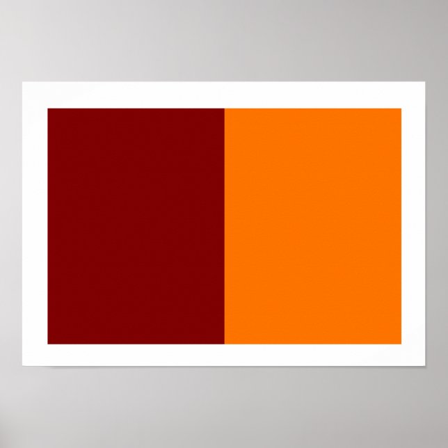 Poster Bandeira de Roma (Frente)