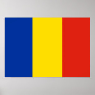 Poster Bandeira de Romania