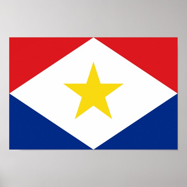 Poster Bandeira de Saba (Frente)