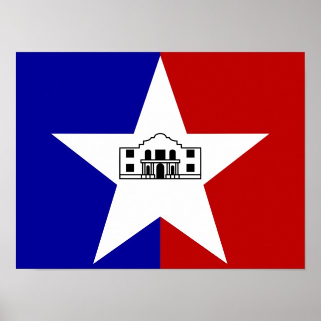 Poster Bandeira de San Antonio (Frente)