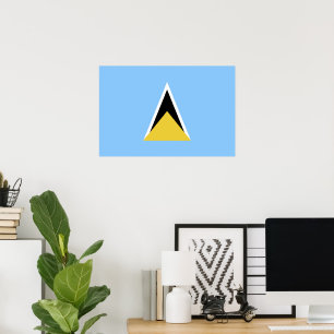 Poster bandeira de Santa Lúcia