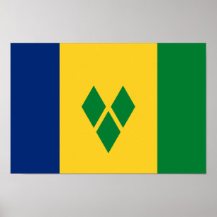 Poster Bandeira de São Vicente