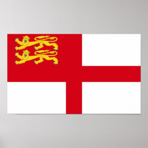 Poster Bandeira de Sark