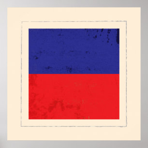 Póster Bandeira de sinal náutica da letra "E"