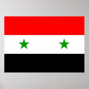 Poster Bandeira de Syria