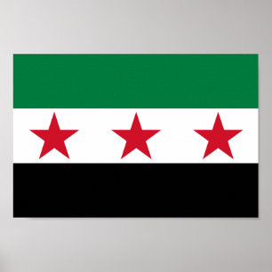 Poster Bandeira de Syria
