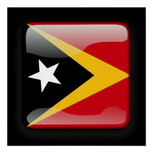 Póster Bandeira de Timor-Leste