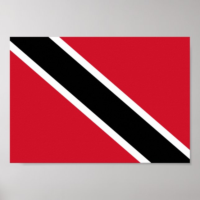 Póster Bandeira de Trinidad e Tobago (Frente)