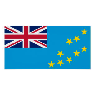 Póster Bandeira de Tuvalu