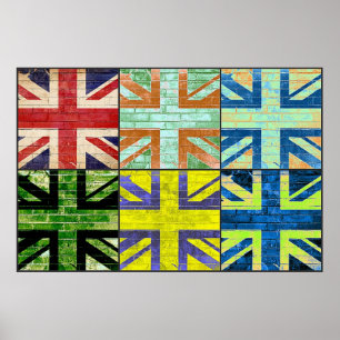 Póster Bandeira de união