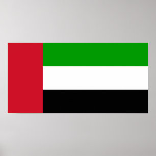 Poster Bandeira de United Arab Emirates
