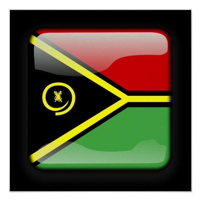 Póster Bandeira de Vanuatu (Frente)