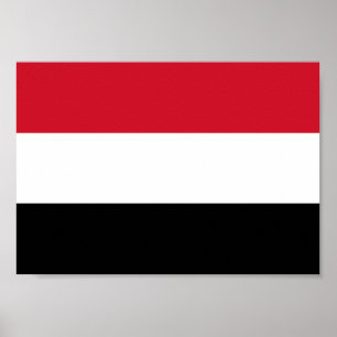 Póster Bandeira de Yemen