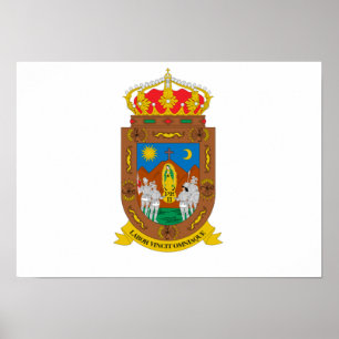 Poster Bandeira de Zacatecas