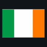 Poster Bandeira/Dia de São Patrício irlandês<br><div class="desc">Bandeira irlandesa</div>