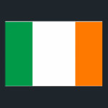 Poster Bandeira/Dia de São Patrício irlandês<br><div class="desc">Bandeira irlandesa</div>