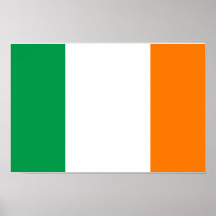 Poster Bandeira/Dia de São Patrício irlandês