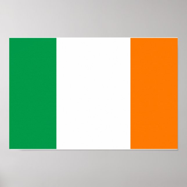Poster Bandeira/Dia de São Patrício irlandês (Frente)