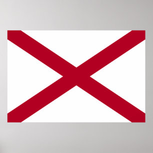 Poster bandeira do Alabama