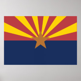 Póster Bandeira do Arizona