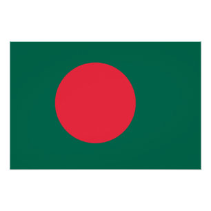 Póster Bandeira do Bangladesh