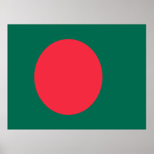 Poster Bandeira do Bangladesh