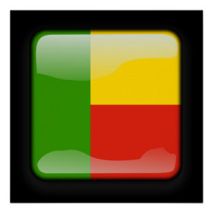 Póster Bandeira do Benim
