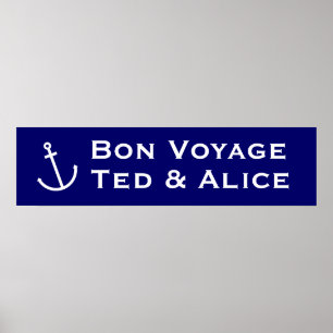 Póster Bandeira do bon voyage