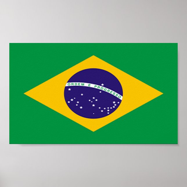Poster Bandeira do Brasil (Frente)