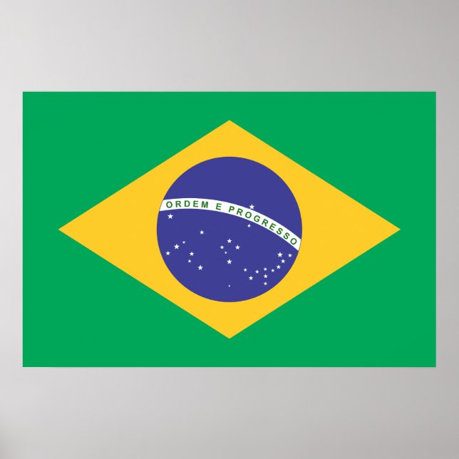 Póster Bandeira do Brasil (Frente)
