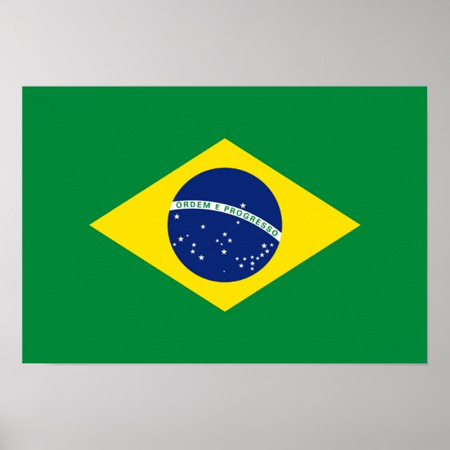 Póster Bandeira do Brasil (Frente)