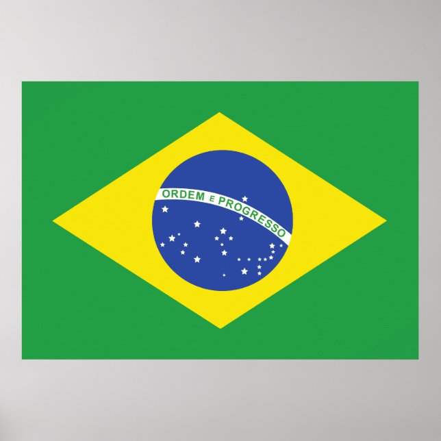 Póster Bandeira do Brasil (Frente)