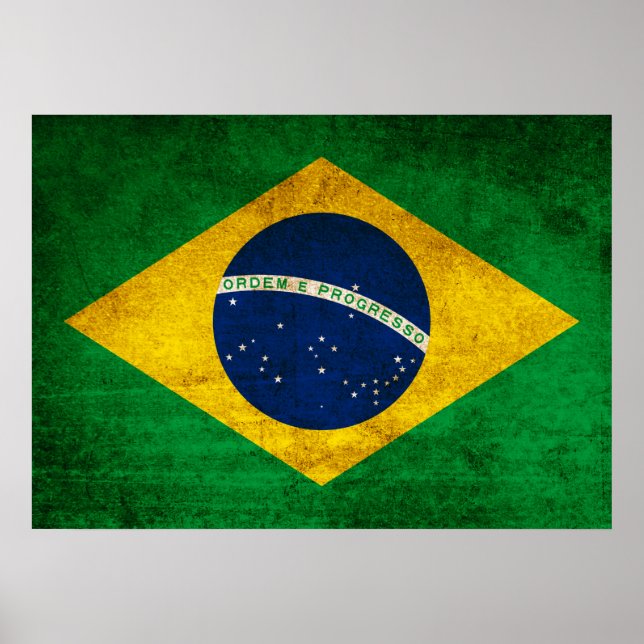 Póster Bandeira do Brasil (Frente)