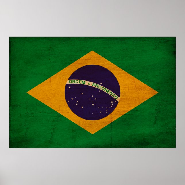 Póster Bandeira do Brasil (Frente)