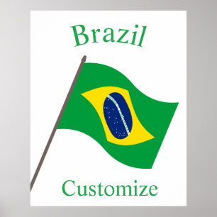 Poster Bandeira do Brasil Thunder_Cove