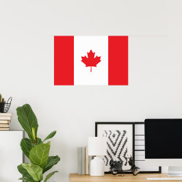 Poster Bandeira do Canadá