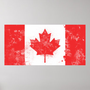 Póster Bandeira do Canadá