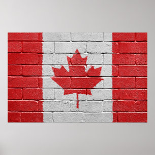 Poster Bandeira do Canadá