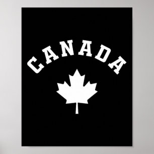 Poster Bandeira do Canadá Vacinação canadiana Pesca Pele