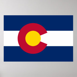Poster Bandeira do Colorado