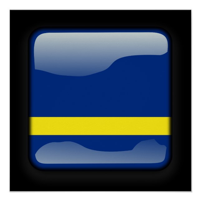 Póster Bandeira do Curacao (Frente)
