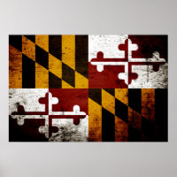 Bandeira do Estado de Maryland, Grunge Negro