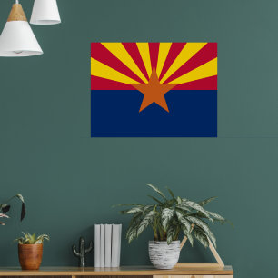 Póster Bandeira do Estado do Arizona