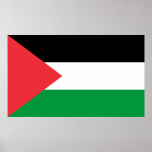 Poster bandeira do Estado Palestino