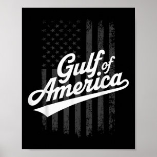 Poster Bandeira Do Golfo Dos Estados Unidos Da América