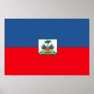 Póster Bandeira do Haiti