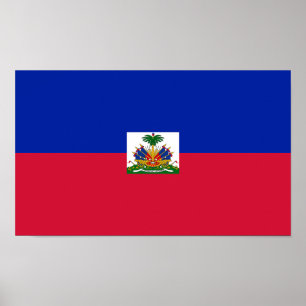 Poster Bandeira do Haiti